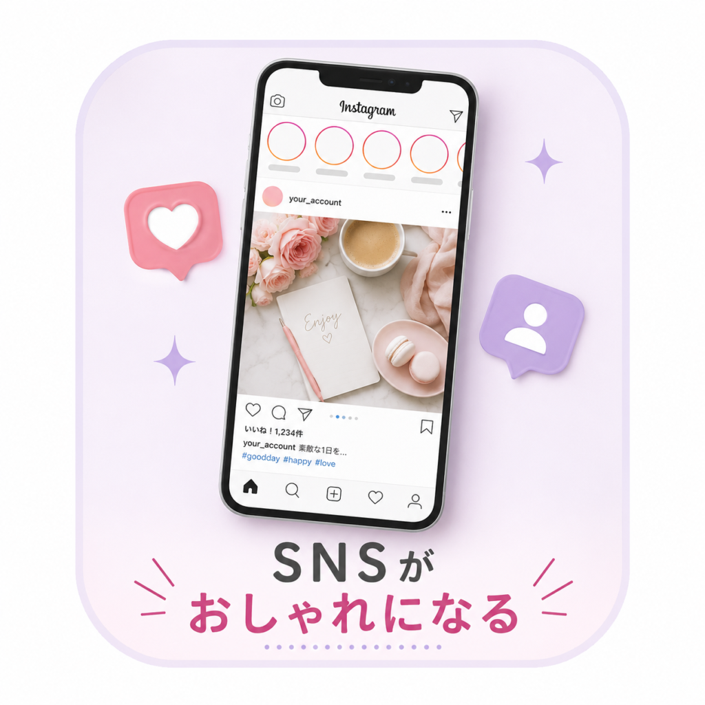 SNSがおしゃれになる