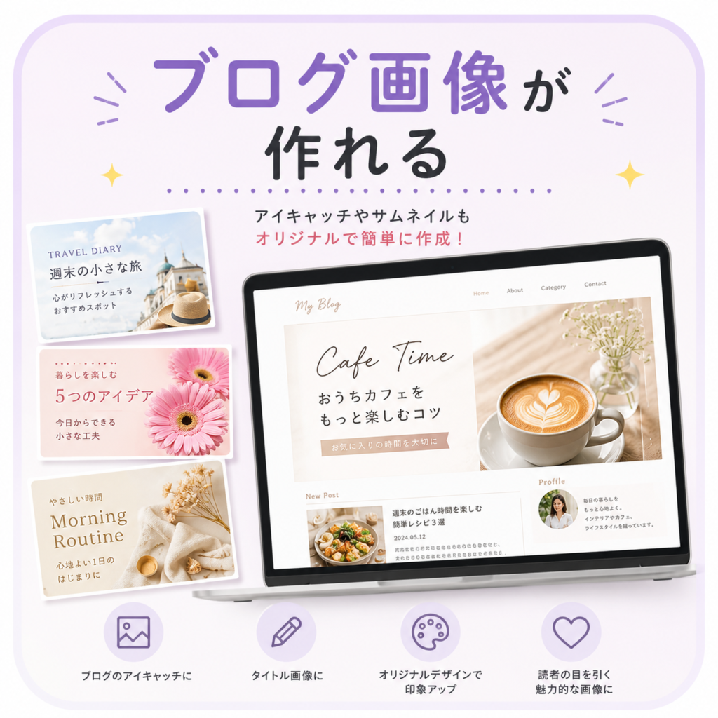 ブログ画像が作れる